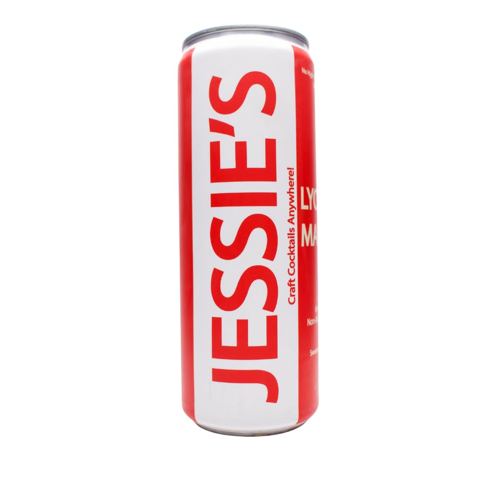 Jessie's Craft Mocktail-Lychee Martini 12 oz cans-24 pack